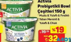 ACTİVİA PROBİYOTİKLİ BOWL ÇEŞİTLERİ 150 G